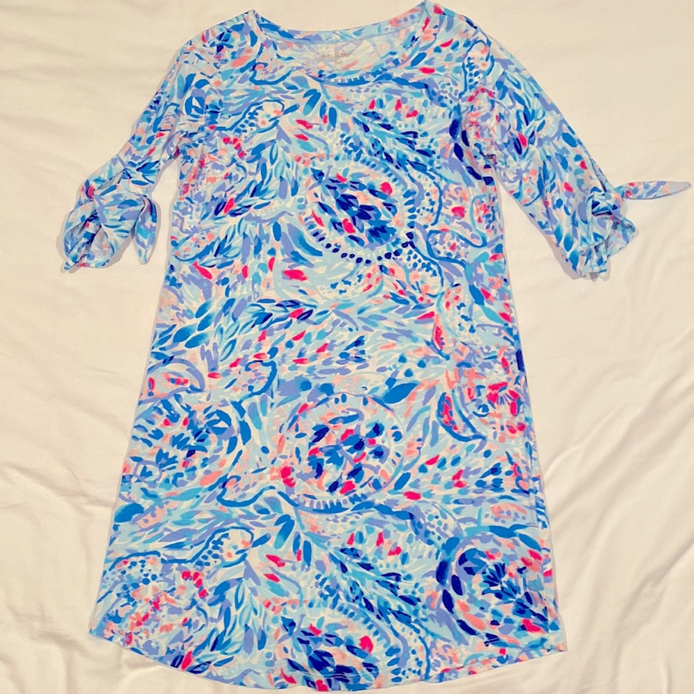 Lilly Pulitzer Preston Tie Sleeve Breakwater Dress M